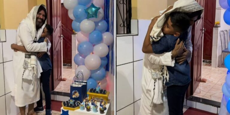 Menino autista celebra aniversário com tema de Jesus e inspira famílias