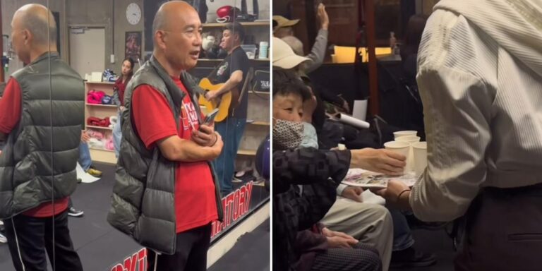 Ex-morador de rua lidera primeira ceia em igreja no Japão e destaca poder do sangue de Jesus