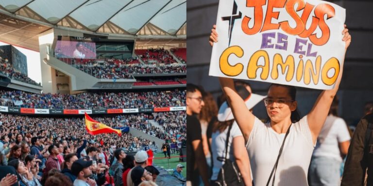 Cristãos promovem evangelização e louvor em estádio de Madri