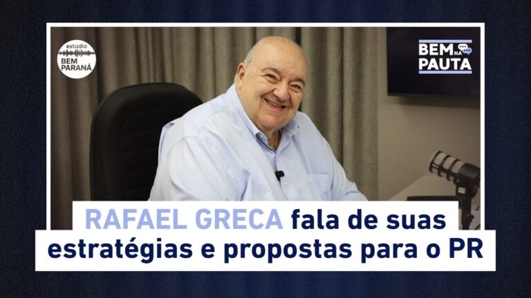 Rafael Greca prioriza infraestrutura e segurança alimentar no plano para o Paraná