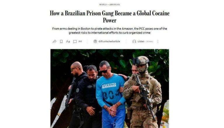 Pcc se consolida como potência global do crime organizado com eficiência multinacional