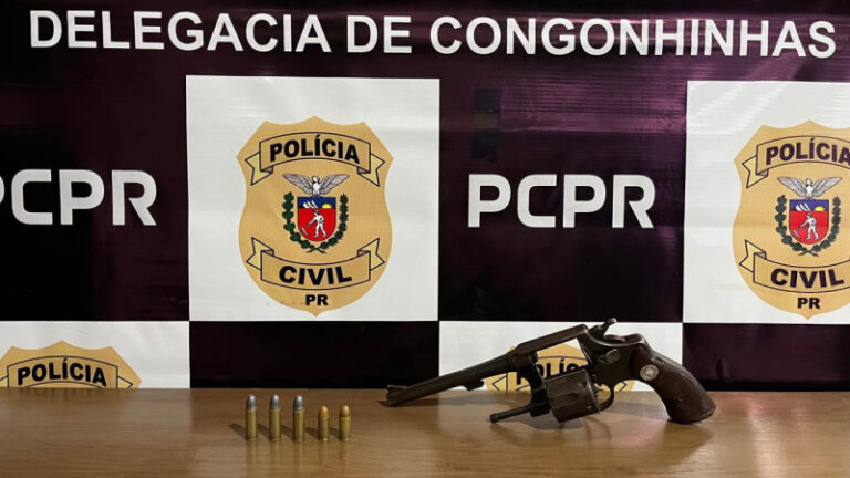 Polícia Civil prende homem e apreende arma em Congonhinhas