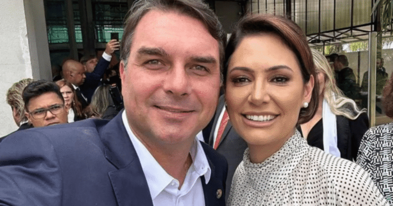 Crise entre Flávio e Michelle preocupa pré-campanha do senador