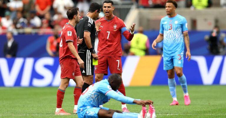 Portugal empata com RD Congo na estreia; Ronaldo não brilha