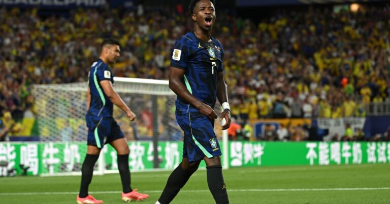 Vinicius Jr. brilha e é premiado em Brasil x Haiti pela Copa
