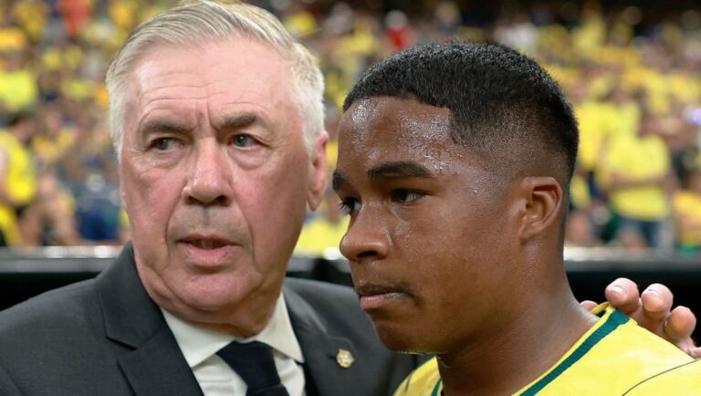 Ancelotti explica escolha por Endrick contra o Japão