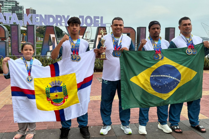 Karatecas de Apucarana levam Brasil ao pódio em torneio latino-americano