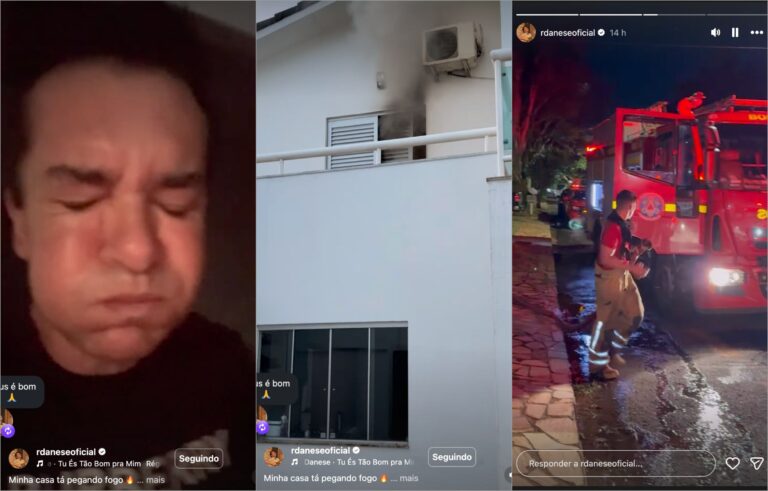 Incêndio destrói quarto em casa de cantor gospel Regis Danese