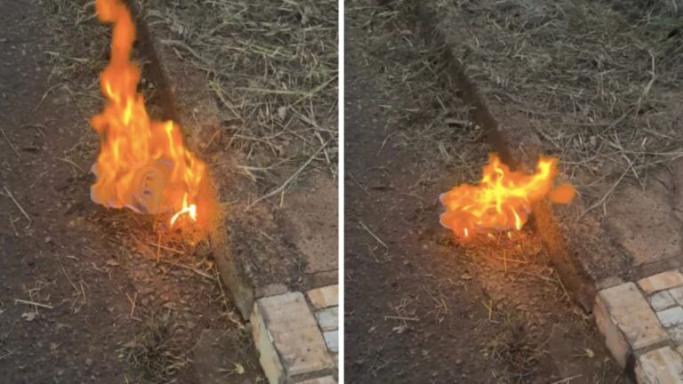 Família de cantor gospel descarta boneco após incêndio