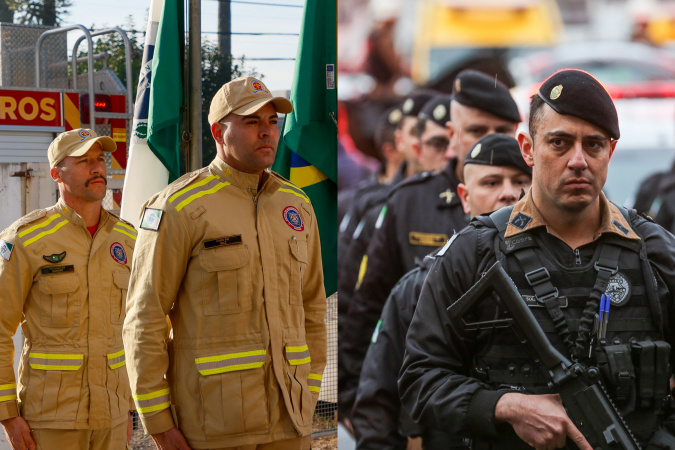 Paraná amplia efetivos da PM e Corpo de Bombeiros com 180 novos cargos