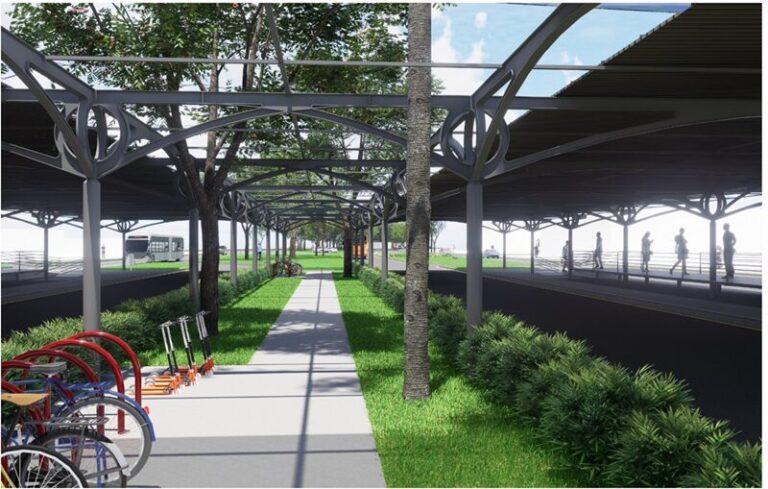 Curitiba inicia obras de estação de ônibus sustentável na Av. Arthur Bernardes