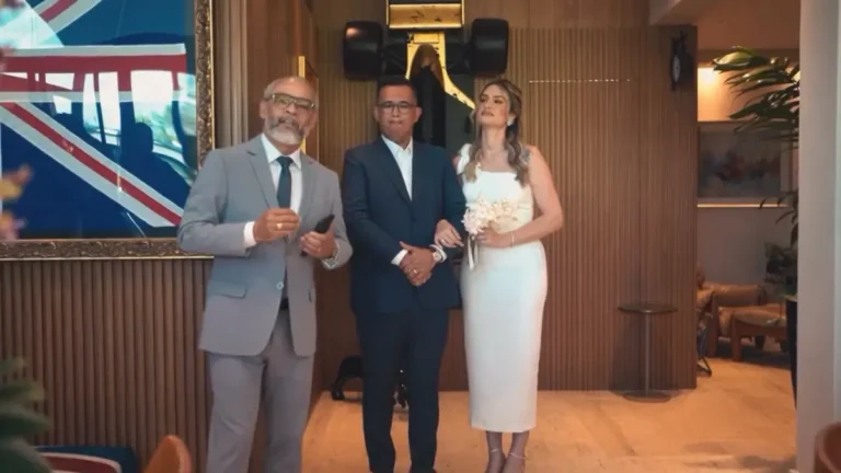 Bruno Avelar celebra novo casamento com Lívia em cerimônia intimista