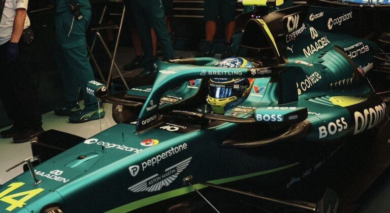 Aston Martin recebe motor Honda atualizado após pausa da F1