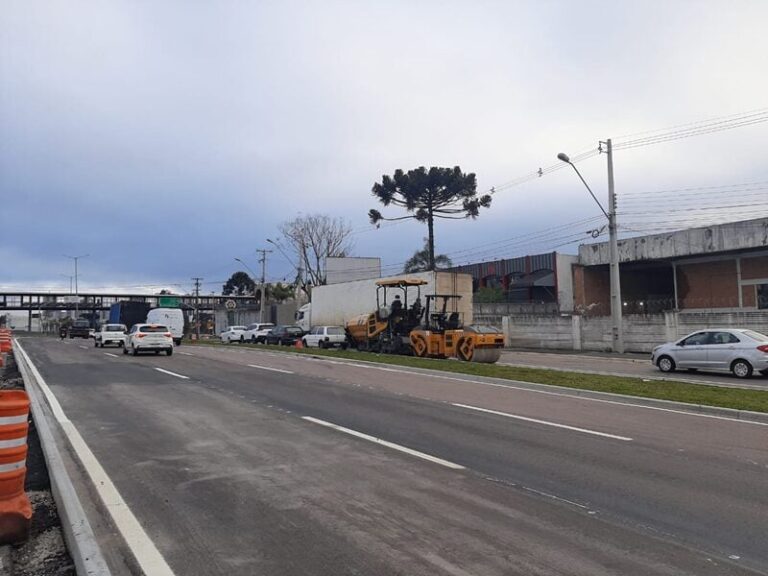 Linha Verde libera três faixas no viaduto Tarumã