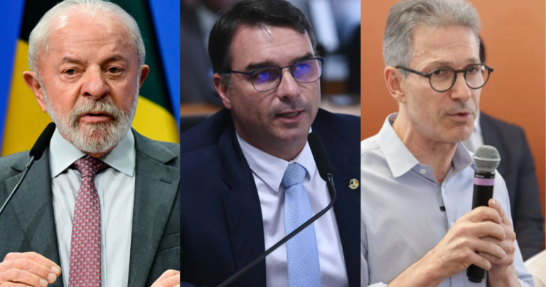 Pesquisa Quaest: Lula empata com Flávio e Zema em Minas Gerais