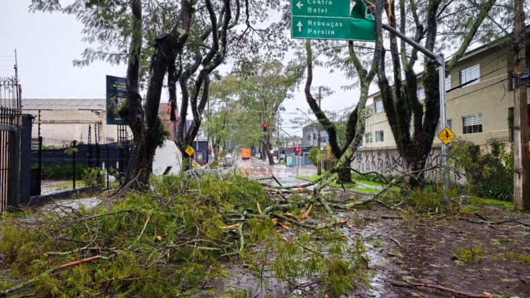 Temporal derruba mais de 108 mil casas sem energia no Paraná