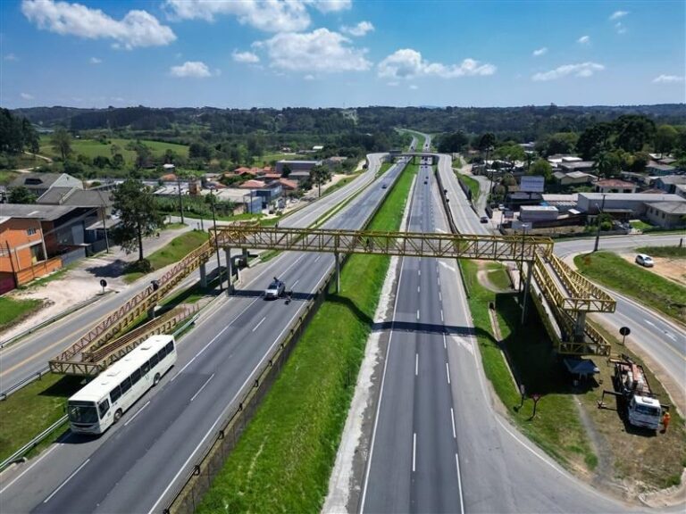 Contorno Sul de Curitiba terá desvio de tráfego nesta segunda