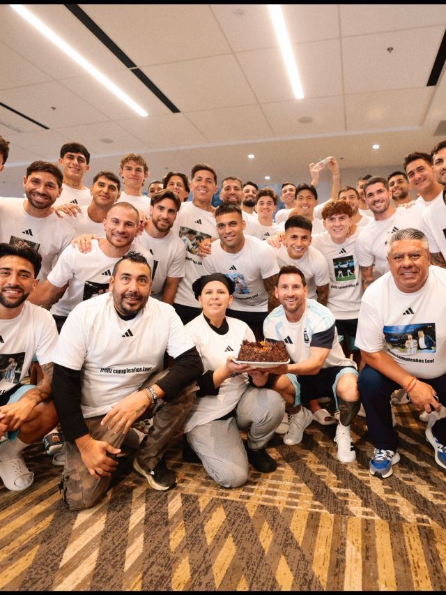 Messi celebra 39 anos com homenagem da Argentina na Copa
