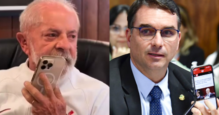 Lula e Flávio Bolsonaro estão tecnicamente empatados