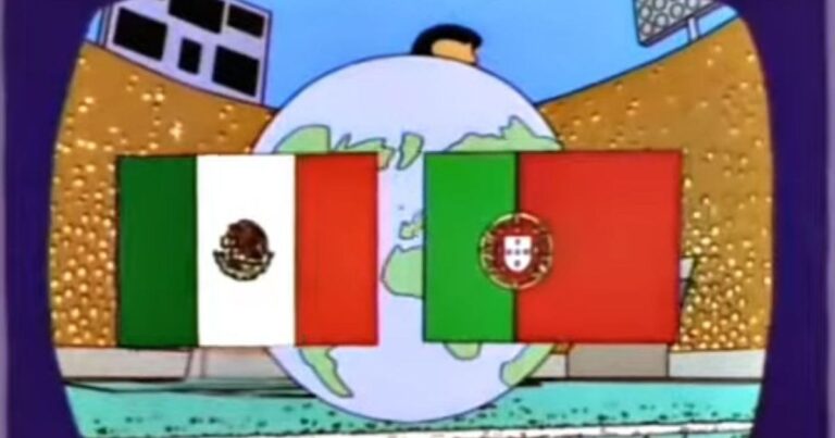 Os Simpsons previram a final da Copa entre México e Portugal