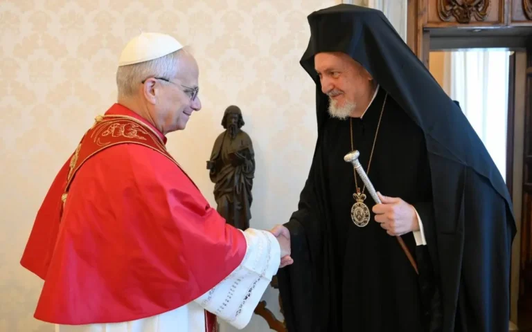 Papa defende união de cristãos para promover paz mundial