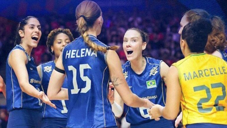 Brasil bate Japão e volta à vice-liderança da VNL feminina