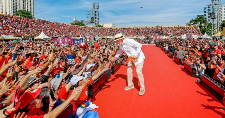 Lula inicia campanha para quarto mandato em São Bernardo do Campo