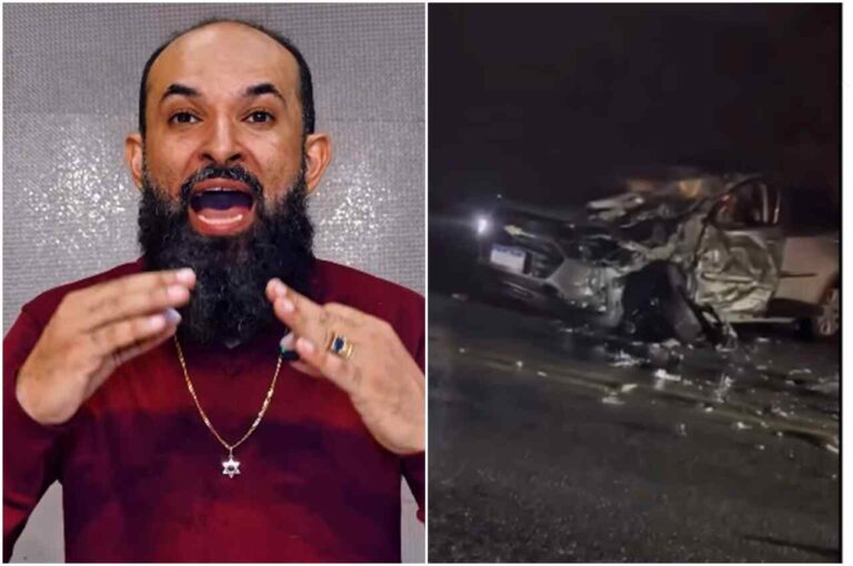 Apóstolo Italo Vieira sofre acidente de carro e recebe ferimentos leves
