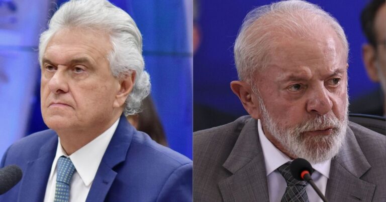 Pesquisa Poderdata mostra Caiado numericamente à frente de Lula no segundo turno