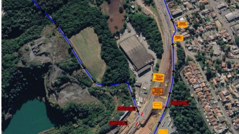 Novo viaduto do Contorno Norte de Curitiba começa a funcionar terça-feira