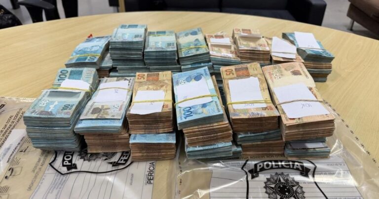 PF apreende R$ 510 mil em espécie com passageira no aeroporto de Congonhas