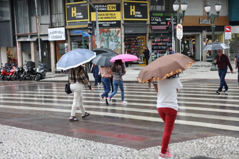 Paraná terá chuva em várias regiões nesta quarta-feira