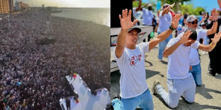 Sete milhões marcham pela fé em trezentas cidades da Venezuela