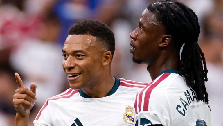 Real Madrid goleia Málaga com assistência de Vini Jr e mantém 100% na La Liga