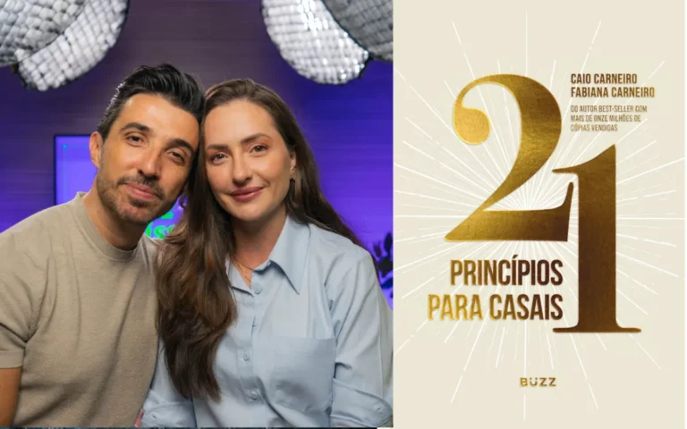 Caio e Fabiana Carneiro lançam livro com 21 princípios para casamentos saudáveis