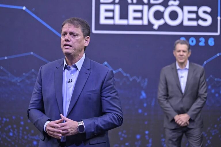 Tarcísio lidera pesquisa com 50% das intenções de voto em São Paulo