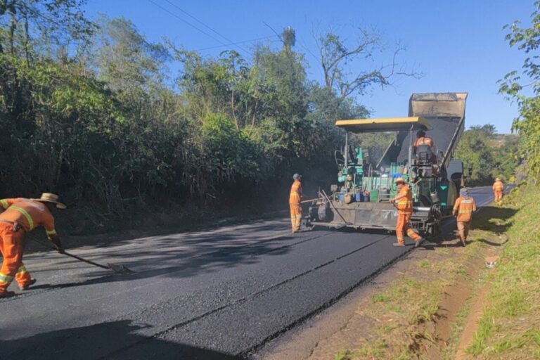 Obras alteram tráfego na PR-218 entre Amaporã e Graciosa no Paraná