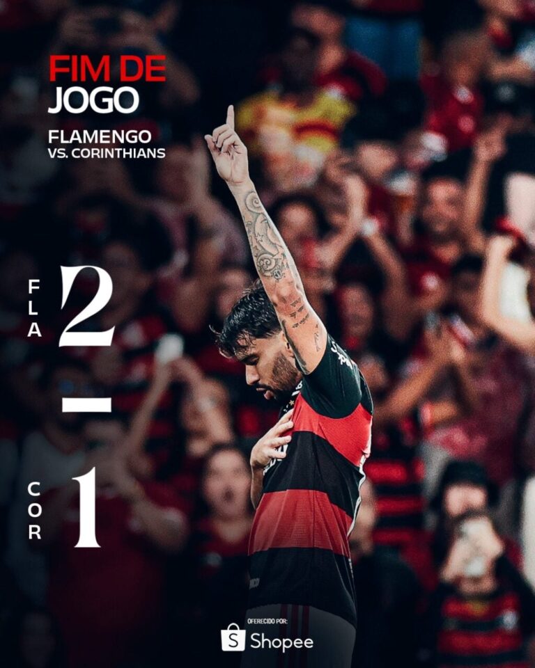 Flamengo vence Corinthians no fim e retoma liderança do Brasileirão