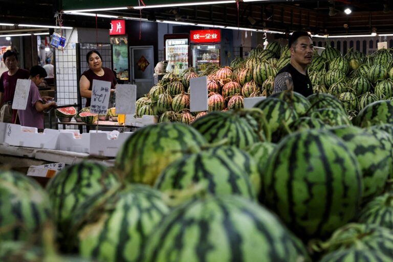 Inflação ao consumidor na China avança para 0,8% em agosto