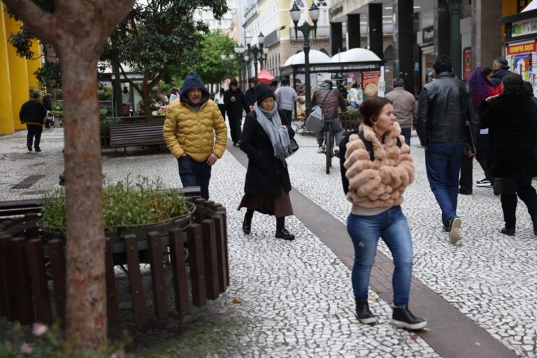 Paraná amanhece com temperaturas baixas após passagem de chuvas