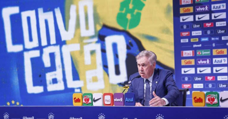 Ancelotti convoca dez jogadores do futebol brasileiro após 13 anos