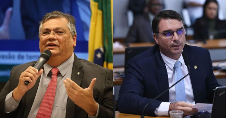 Campanha de Flávio critica Dino por derrubar decisão do TSE sobre fake news