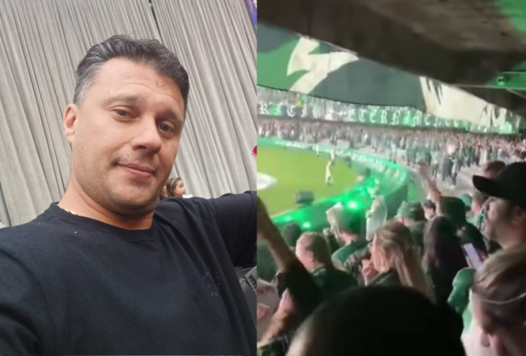 Torcedor do Coritiba permanece internado após queda durante Atletiba