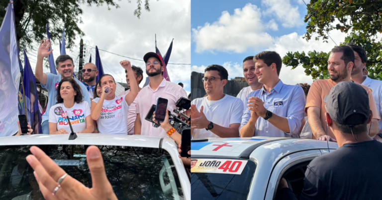 Raquel Lyra promete água diária nos morros; João Campos reforça 13º do Bolsa Família