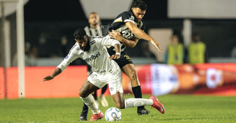 Santos bate Atlético-MG por 2 a 0 e abre vantagem nas quartas da Sul-Americana