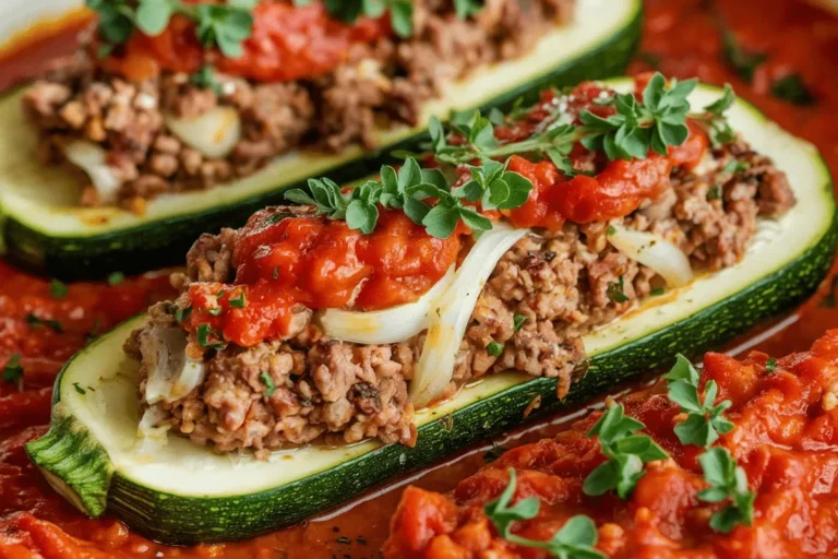 Receita de abobrinha recheada com carne moída oferece opção prática para jantar
