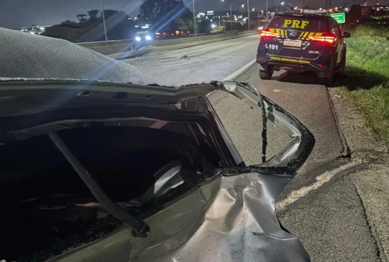 Colisão na BR-376 deixa um morto e mulher gravemente ferida