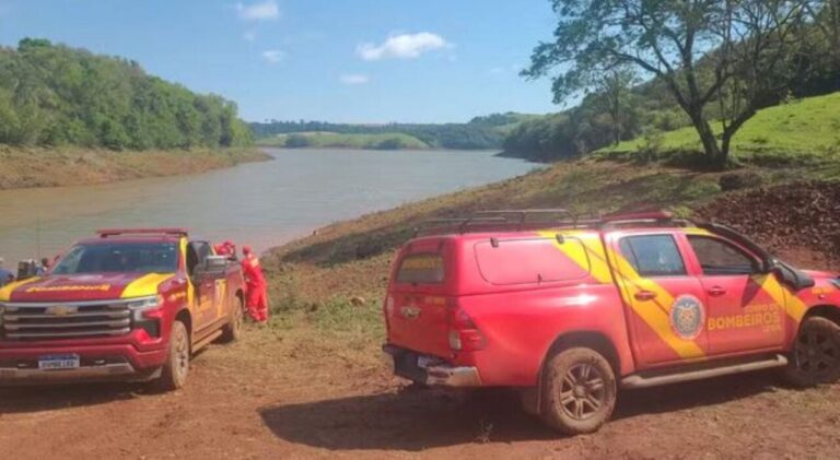 Bombeiros encontram corpo de jovem após 9 dias em represa do Paraná