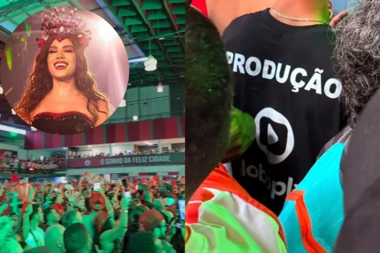 Anitta é coroada rainha de bateria da Grande Rio em festa com lotação recorde