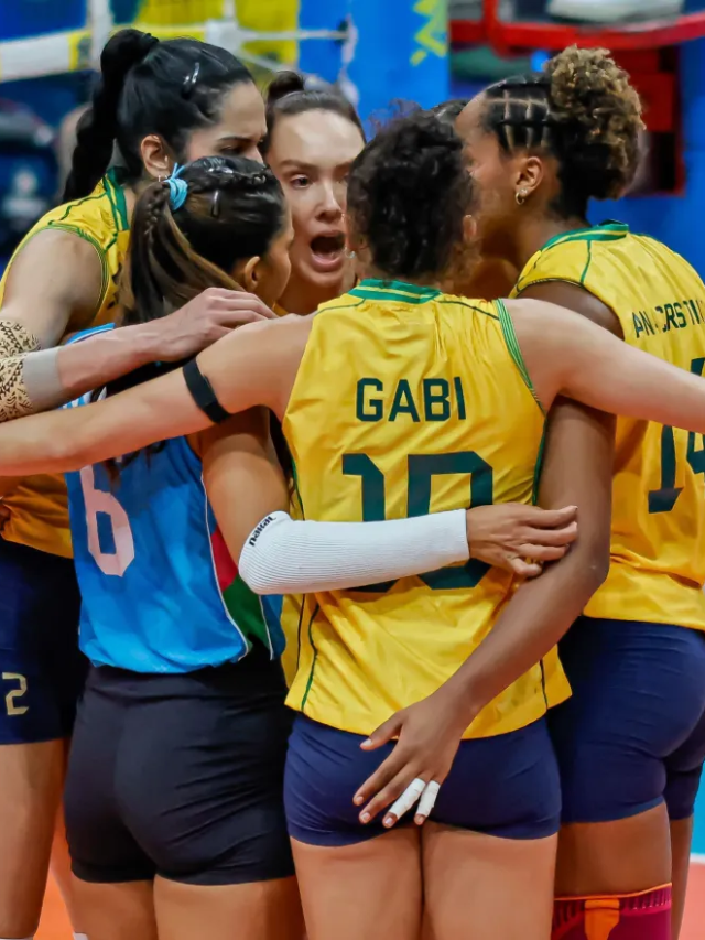Brasil bate Argentina e conquista título sul-americano com vaga olímpica